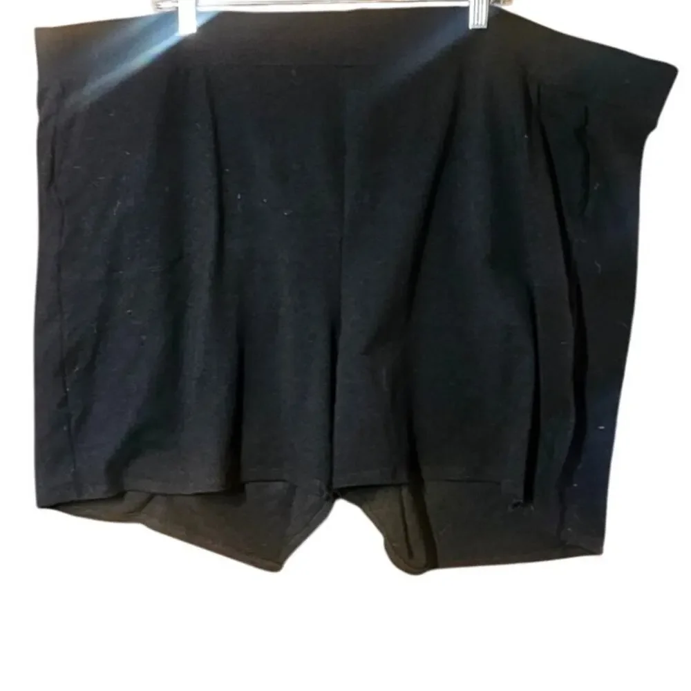 Torrid Black Pull On Cotton Blend Shorts Size 6X